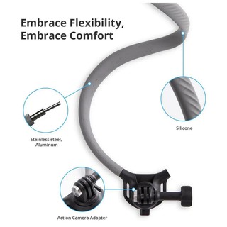 PGYTECH Caplock Cổ Giữ Gắn Ngực Cho GoPro 12 / 11 / 10 Insta360 / DJI Osmo Camera Hành Động Silicon / Phụ Kiện Điện Thoại