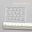 SA Ngôi Sao-Rectangle Kim Loại Cắt Chết Giọt Nước Chết Cắt Dập Nổi Giấy Nến Mẫu Khuôn DIY Thêu Sò Trang Trí