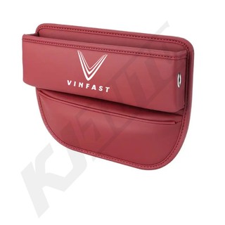 Túi Da pu Đựng Đồ Gắn Khe Hở Ghế Ngồi Xe Hơi vinfast lux a fadil president sa vf e34