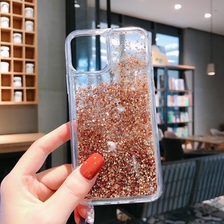Ốp Điện Thoại Trong Suốt Chống Sốc Phối Kim Tuyến Nước Cho iphone 15 14 13 12 11 pro max plus mini xs max xr 7 8 6 6s pluse
