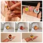 CODECOVED Bánh Dâu, Thìa Nĩa Bánh Mousse Nhẫn, Hợp Thời Trang Mở Hợp Kim Cổ Điển Nhẫn Thạch Nhẫn Đảng