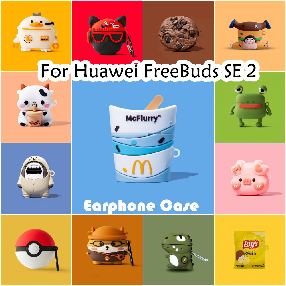 [Ngôi sao tương lai] Dành cho Ốp lưng Huawei FreeBuds SE 2 Vỏ tai nghe silicon mềm hoạt hình đơn giản NO.2