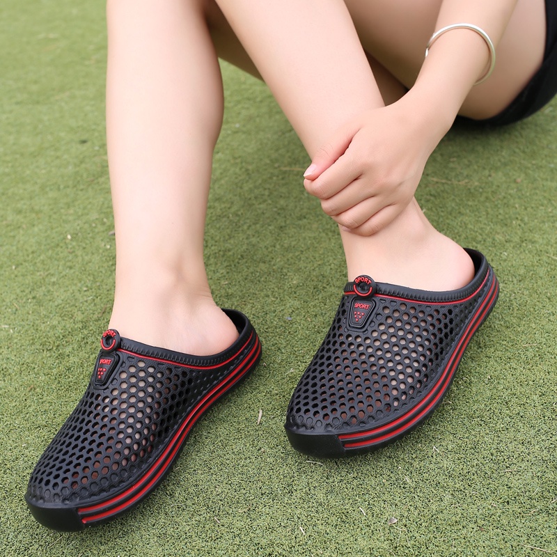 Dép Xỏ Ngón Đế Bằng Chống Trượt Màu Sắc Đơn Giản Thời Trang Đi Biển Mùa Hè Cho Nam Và Nữ