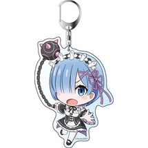 Móc khóa Re:ZERO Starting Life in Another World Subaru Natsuki Rem Ram Emilia Phụ kiện trang trí túi xách Balo