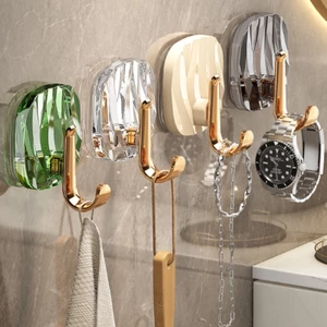 Móc Treo Đồ Dán Tường Bằng Acrylic Nhẹ Đa Năng Chống Nước Chống Ẩm Sang Trọng