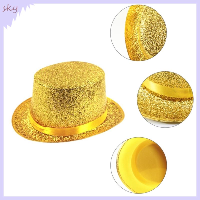 Sky Blingbling Mũ Fedora Vành Ngắn Làm Ảo Thuật Parade Sân Khấu