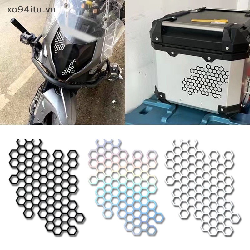 Miếng Đề Can Tổ Ong Dán Mũ Bảo Hiểm Xe Mô Tô Chống Thấm Nước