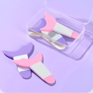 Dụng cụ kẻ mắt,chuốt mi Silicon mềm cho người mới học makeup Mỹ Phẩm Cosmetic
