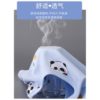 (3m-6Y) Bộ đồ ngủ lưng cao cho bé trai bé gái Bộ đồ ngủ Cotton dài tay dài tay