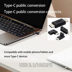 Bộ chuyển đổi BTM USB C Type C để sạc nhanh và truyền dữ liệu Đầu nối nam sang nữ Hỗ trợ nguồn 60W