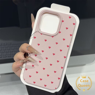 Ốp Lưng Tương Thích Cho IPhone 15 11 12 13 14 16 Pro Max 16 14 15 Plus XR 15 Plus XS X Max Thời Trang Sáng Tạo Đáng Yêu Ngọt Ngào Trái Tim Tình Yêu Sang Trọng Cảm Giác Da Kết Cấu Vỏ Mềm