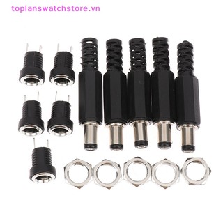 Bộ 5 túi cắm điện tiện lợi 5,5 x 2,1 12v