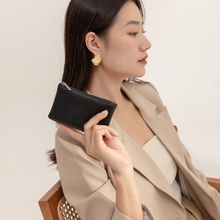 Ví Da Cầm Tay Có Khóa Kéo unisex