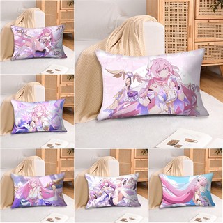 Vỏ gối Honkai Impact 3 Elysia Vỏ gối Sofa Polyester in một mặt Trang trí nhà cửa (Không có lõi)