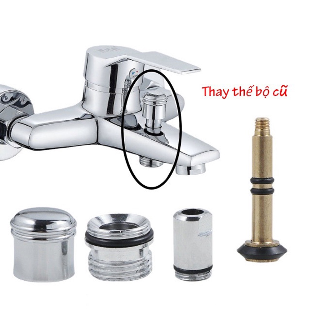 53MM | BỘ TI RÚT VÒI SEN TẮM 4 MÓN HÀNG ĐỒNG MẠ CHORME| TY RÚT CỦ SEN ...