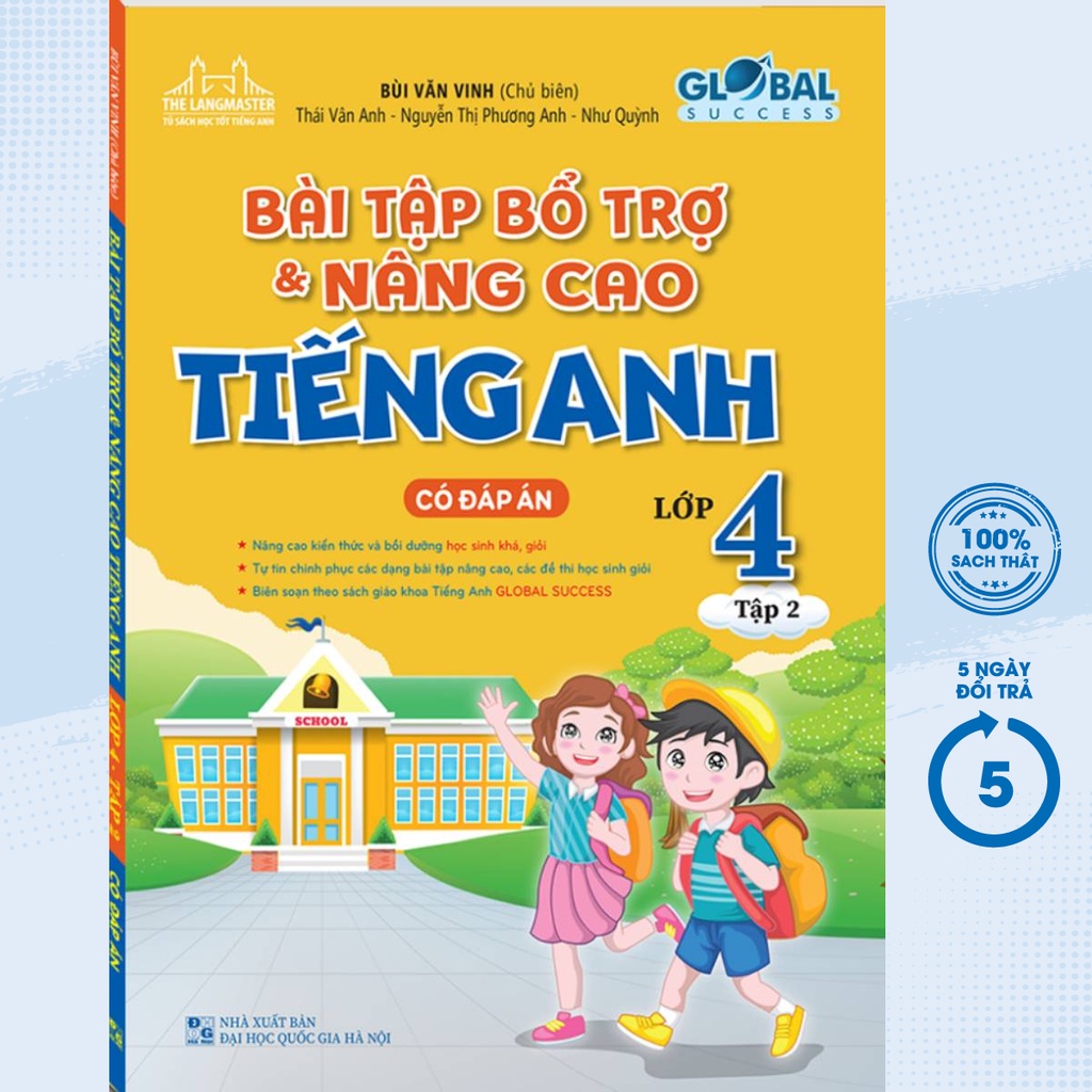 Sách - Bài Tập Bổ Trợ Và Nâng Cao Tiếng Anh Lớp 4 - Tập 2 (Có Đáp Án ...