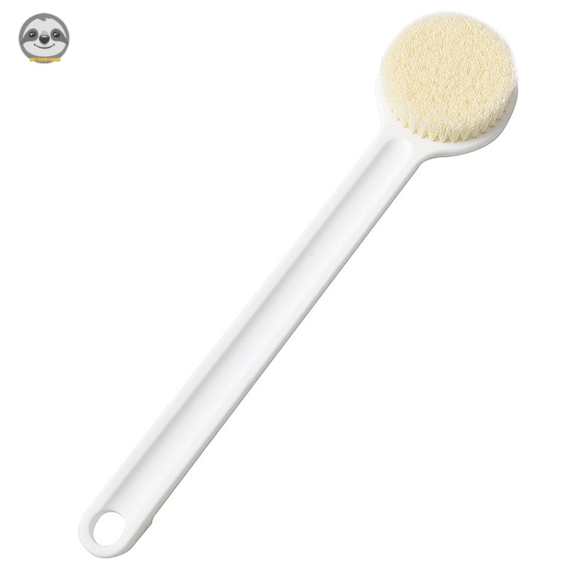Bàn chải tắm lưng tay cầm dài Muji Nhật Bản, tẩy tế bào chết, massage, lông mềm