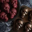 Cc 6 Khoang Halloween Đầu Lâu Fondant Khuôn Socola Bánh Toppers Dụng Cụ Làm Bánh Trang Trí Khuôn Silicon Dễ Dàng Vệ Sinh