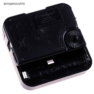 Airspecutin HQ3268 Giây Chuyển động Đồng hồ treo tường Đồng hồ chuyển động Cơ chế đồng hồ màu đen EN
