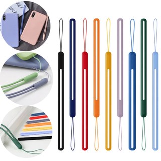 Thời Trang Dây Đeo Điện Thoại / Chìa Khóa Bằng Silicon Nhiều Màu Đa Năng Tiện Dụng