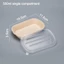 Hộp đựng thức ăn nhẹ GUSTAVA, 500ml / 700ml / 850ml / 1000ml Đóng gói dùng một lần tập thể dục, Salad Takeout Hộp Bento dày Hộp cơm trưa chia giấy