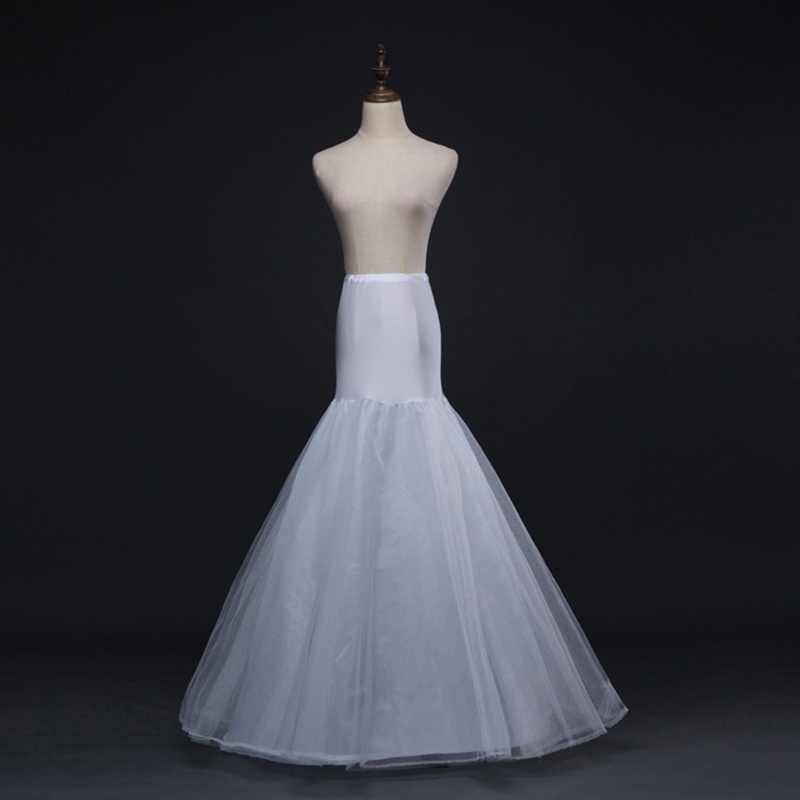 YOI Trắng Cưới Nữ Petticoat Underskirt Bé Gái Hoop Petticoat Crinoline Underskirt Váy Cô Dâu Áo Choàng