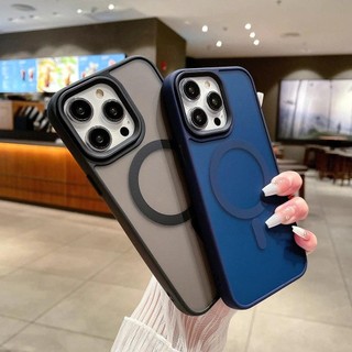 Dành Cho Sạc Không Dây Ốp lưng IPhone 15 ProMax 15 14 Plus 13 12 11 Pro Max 11 Mềm TPU Ốp Lưng Nhựa Mờ L07 T07