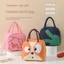 ORDOBOX Túi đựng đồ ăn trưa hoạt hình, Túi đựng hộp cơm trưa cách nhiệt cầm tay giữ nhiệt, Phụ kiện hộp cơm trưa Túi giữ nhiệt bằng vải Túi đựng thức ăn nhỏ Túi làm mát