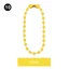 Favoritegoods 50 / 100 Dây chuyền hạt bóng, Móc chìa khóa thủ công 10cm, Búp bê kim loại đầy màu sắc Nhãn DIY Thẻ tay kết nối búp bê