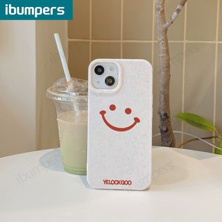 ibumpers Ốp Lưng IPhone Họa Tiết Mặt Cười Đơn Giản Hàn Quốc Cho IPhone 16 15 14 12 13 11 Pro Max IP 7 8 Plus X XS XR Ốp Điện Thoại Silicon Mềm Chống Sốc