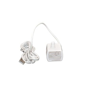 Máy bơm nước chìm mini 5V USB, tuần hoàn, im lặng, chống mài mòn, an toàn, màu trắng, cho thú cưng