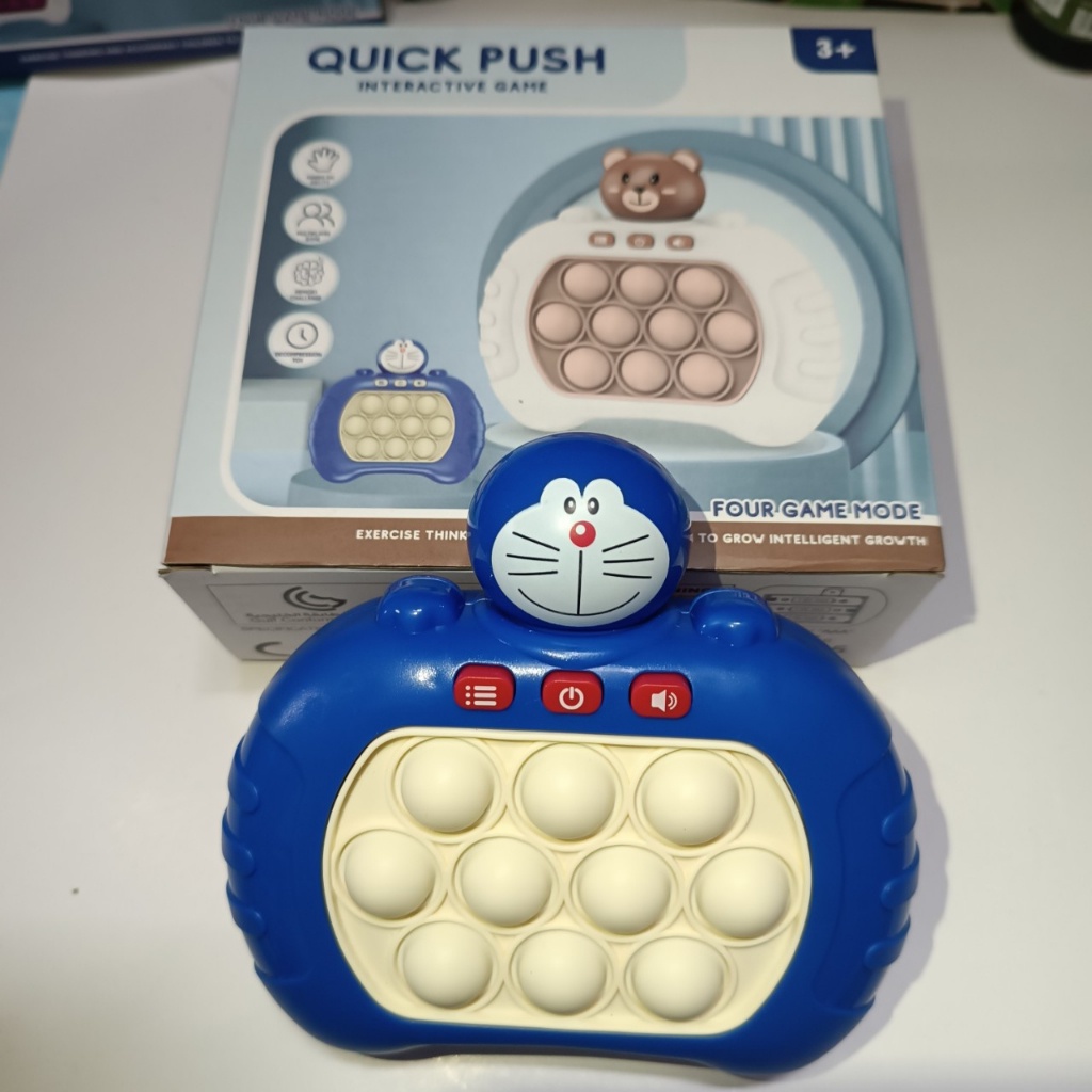 Máy Chơi Điện Tử Pop It,bopit Thế Hệ Mới Đồ Chơi Bóp Bóp Hình cua  Có Nhạc có đèn