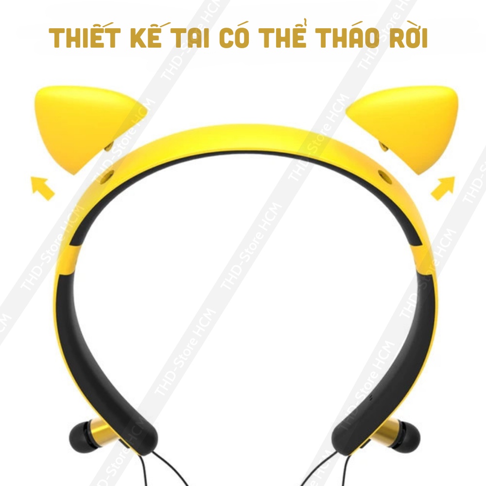 Tai nghe bluetooth ZW-29 phát sáng led tích hợp từ tính chống nước âm thanh vượt trội siêu hay