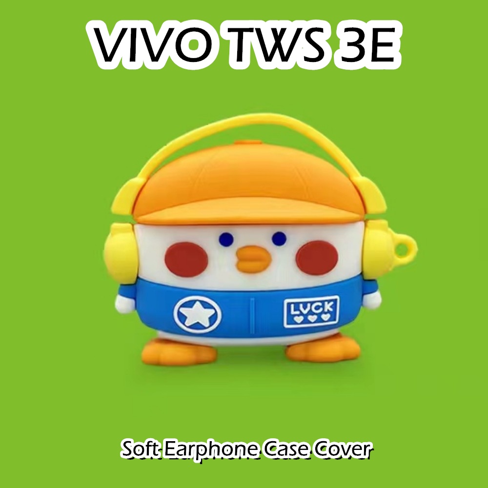 VIVO [Ngôi sao tương lai] Dành cho VIVOTWS 3E Vỏ tai nghe silicon mềm dòng hoạt hình hợp thời trang NO.1