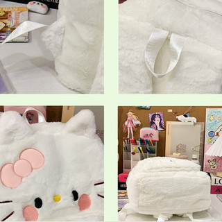 Ba Lô Hello Kitty Cho Sinh Viên Đại Học Dung Tích Lớn Thời Trang Nữ Hoạt Hình Dễ Thương Túi Đi Học