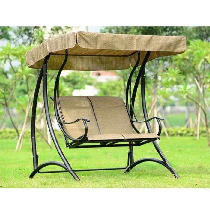 Mẫu Xích đu Ngoài trời Hợp Kim nhập khẩu Ngoài hình đẹp mịn Màu sắc nhôm đồng bắt mắt Ghế xích đu ngoài trời- XĐ02