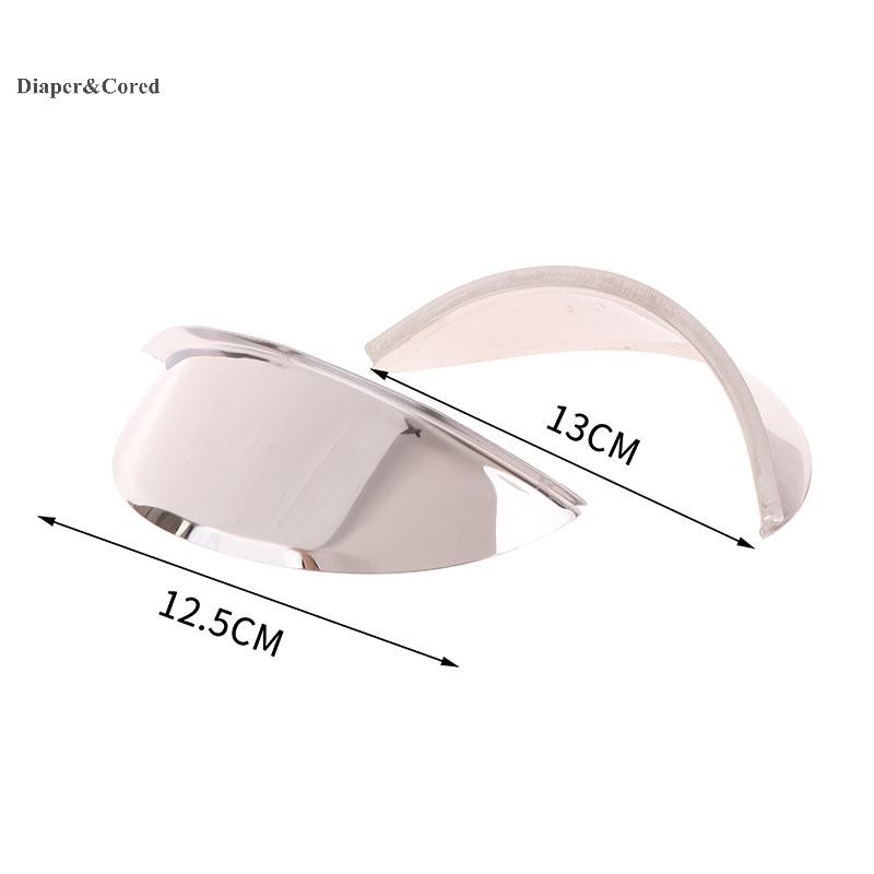 DIAPER & CORED 1 Cái Đa Năng Chrome Kim Loại Xe Tay Ga Đèn Pha Chống Mưa Bao 5.75 "/ 7" Cho Cafe Racer Xe Máy Tấm Che Đèn Trước YTH
