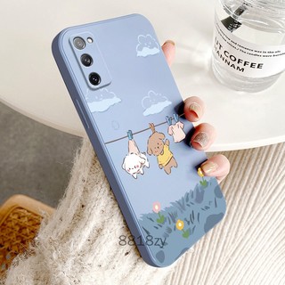 ốp lưng Samsung S20 FE S20 ultra S20 plus S20 Ốp Điện Thoại tpu silicone Mềm Chống Rơi Vỡ In Hình Dễ Thương Kèm Dây Đeo Cho Samsung S20 FE S20 ultra S20 plus S20