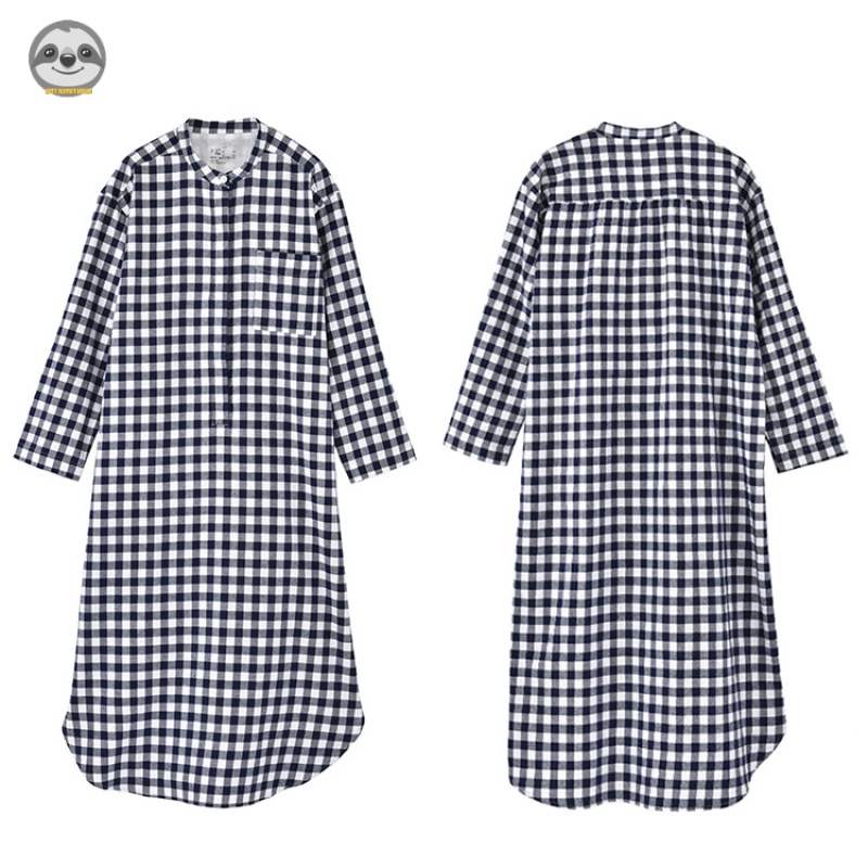 Váy Ngủ flannel / Đầm Bầu Hai Mặt Phong Cách muji Nhật Bản