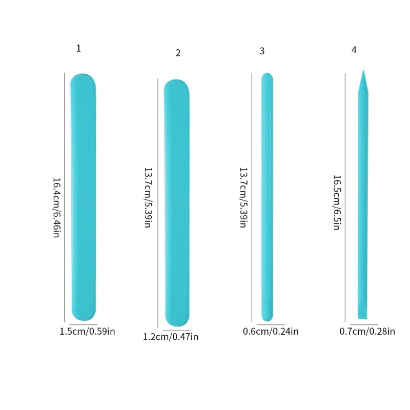 BTM Silicone Khuấy Dính Khuấy Thanh Khuấy Sơn Lỏng Epoxy Trộn Khuấy Cho Thủ Công DIY