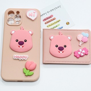 MEOWU Charm dán 3D Bé Hải Ly lớn dễ thương, sticker nổi trang trí đồ dùng học tập laptop, điện thoại