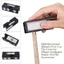 ESSENCEH Pool Cue Tip Corrector, Công cụ sửa chữa Thiết bị bi-a Cue Tip Shaper, Đa chức năng 10 trong 1 Snooker Sửa chữa hiệu quả Bể bơi Cue Shaper Bida