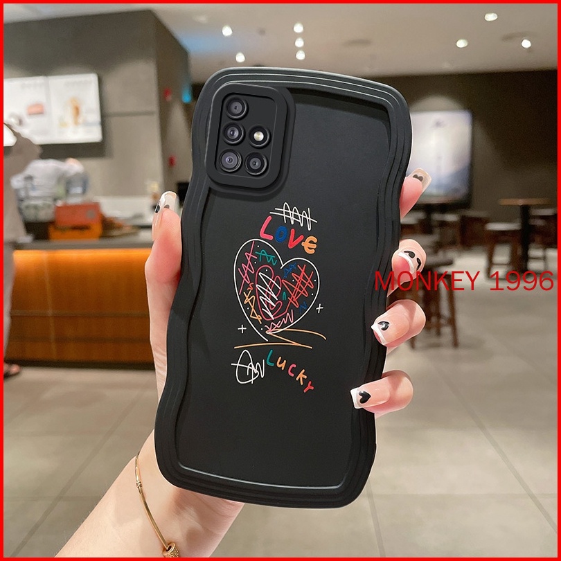 ốp lưng Samsung A51 4G Ốp Điện Thoại tpu Mềm Chống Rơi Họa Tiết Hoạt Hình Cho samsung a51 klq
