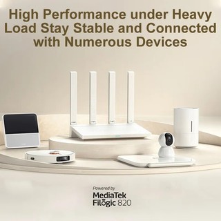 Bộ định tuyến Xiaomi AX3000T 2.4GHz 5GHz 1.3GHz CPU 2X2 160 MHz WAN LAN LED NFC Kết nối cho trò chơi văn phòng tại nhà