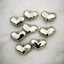 BTF 10 20xElegant Trái Tim Mặt Dây Chuyền Choker Vòng Cổ Làm Vòng Cổ Hạt Cho DIY