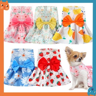 5 Phong Cách Cho Chó Công Chúa Váy Cho Chó Nhỏ Bé Gái Hoa Cún Con Đầm Nơ Dễ Thương Doggie Mùa Hè Trang Phục Quần Áo Cho Yorkie Nữ Mèo Thú Cưng Nhỏ