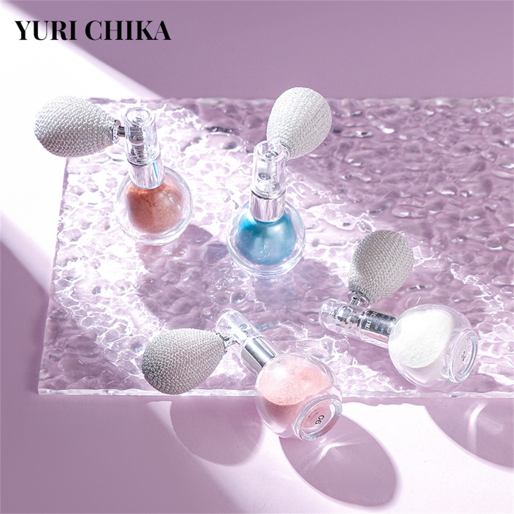 Ảnh 7 Màu Yuri Chika Làm Nổi Bật Cơ Thể Lắc Chân Nữ Cao Cấp Sáng Mặt Đường Viền Làm Sáng Cơ Thể Bronzer Lấp  Nh Trang Điểm Mỹ   * KÍNH 2