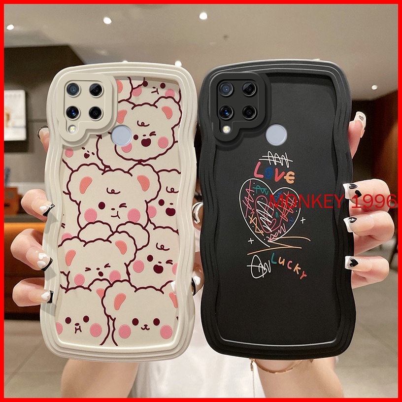 ốp lưng Realme C15 Ốp Điện Thoại tpu Mềm Chống Rơi Họa Tiết Hoạt Hình Cho realme c15 realme c15 kk