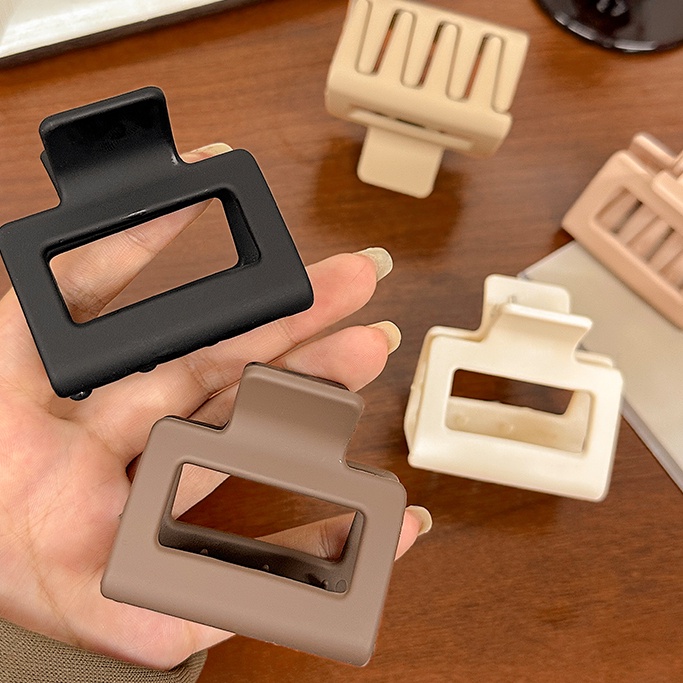 Kẹp Tóc Càng Cua Hình Vuông Mini 5cm Phong Cách Hàn Quốc Dễ Thương Phụ Kiện Tóc Cho Nữ và Bé Gái