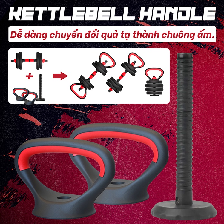 Mô tả BG-Bộ Tạ Tay Đa Năng 30KG (5 in 1) Kết Hợp Tạ Đòn,Tạ Đơn,Tạ Ấm Điều Chỉnh Cao Cấp - 6